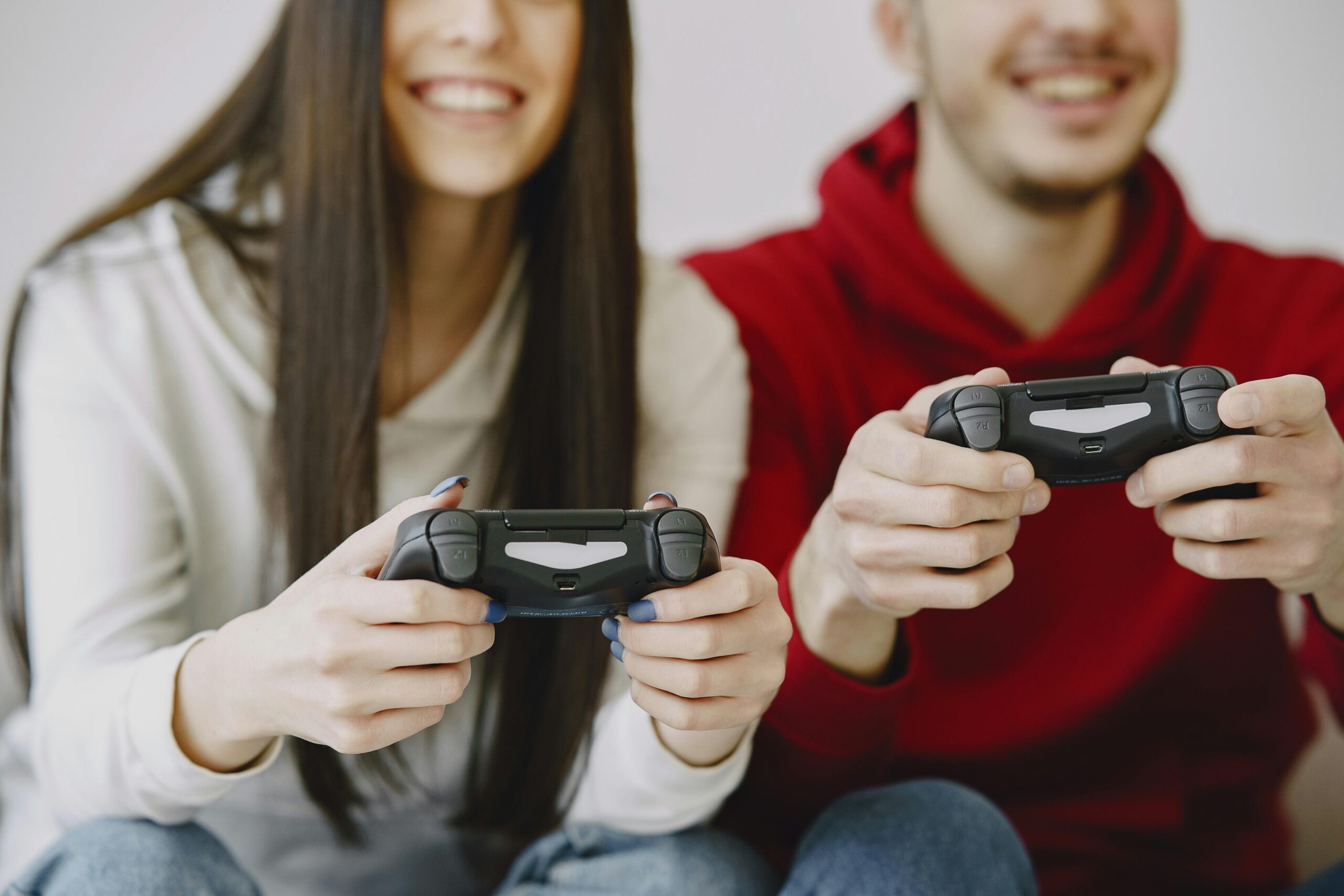 A competitive gamer enjoying a banana while taking a break