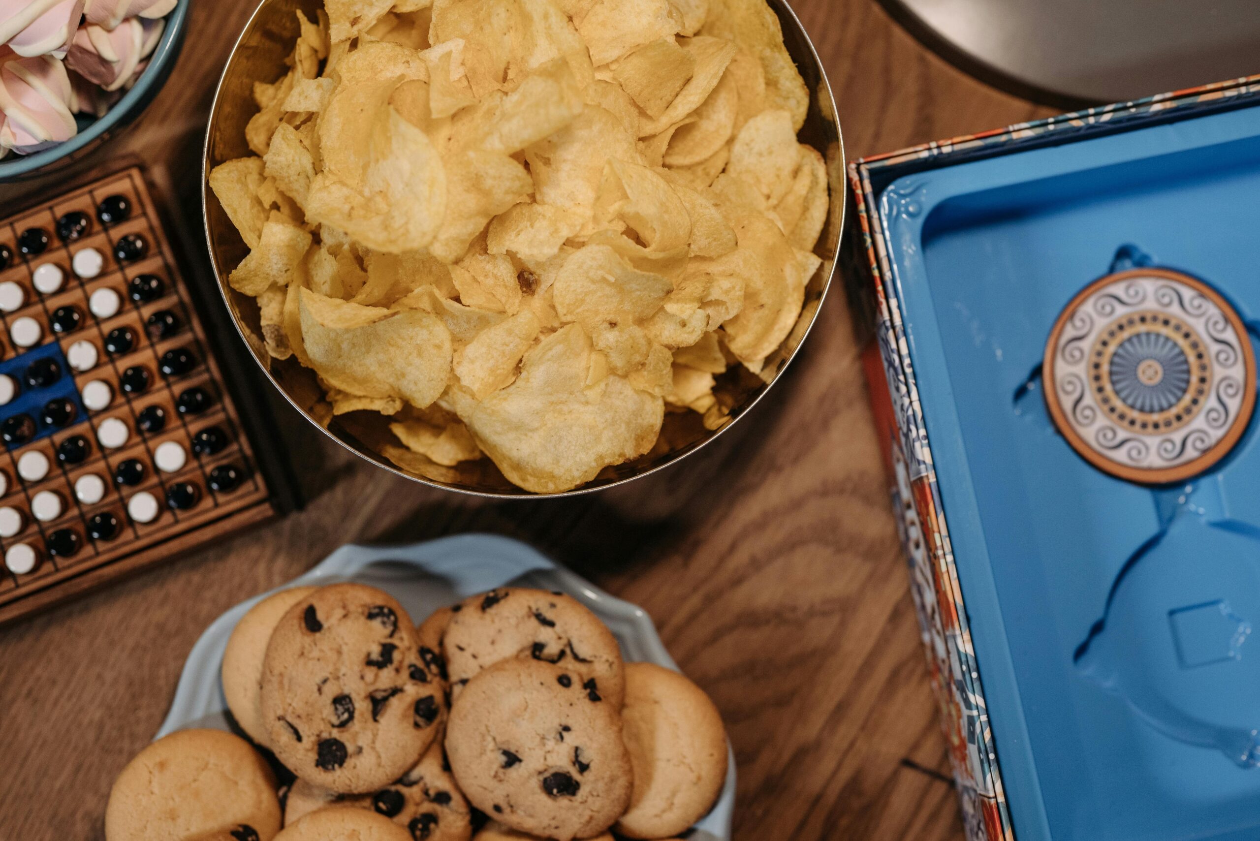 gaming snacks variety