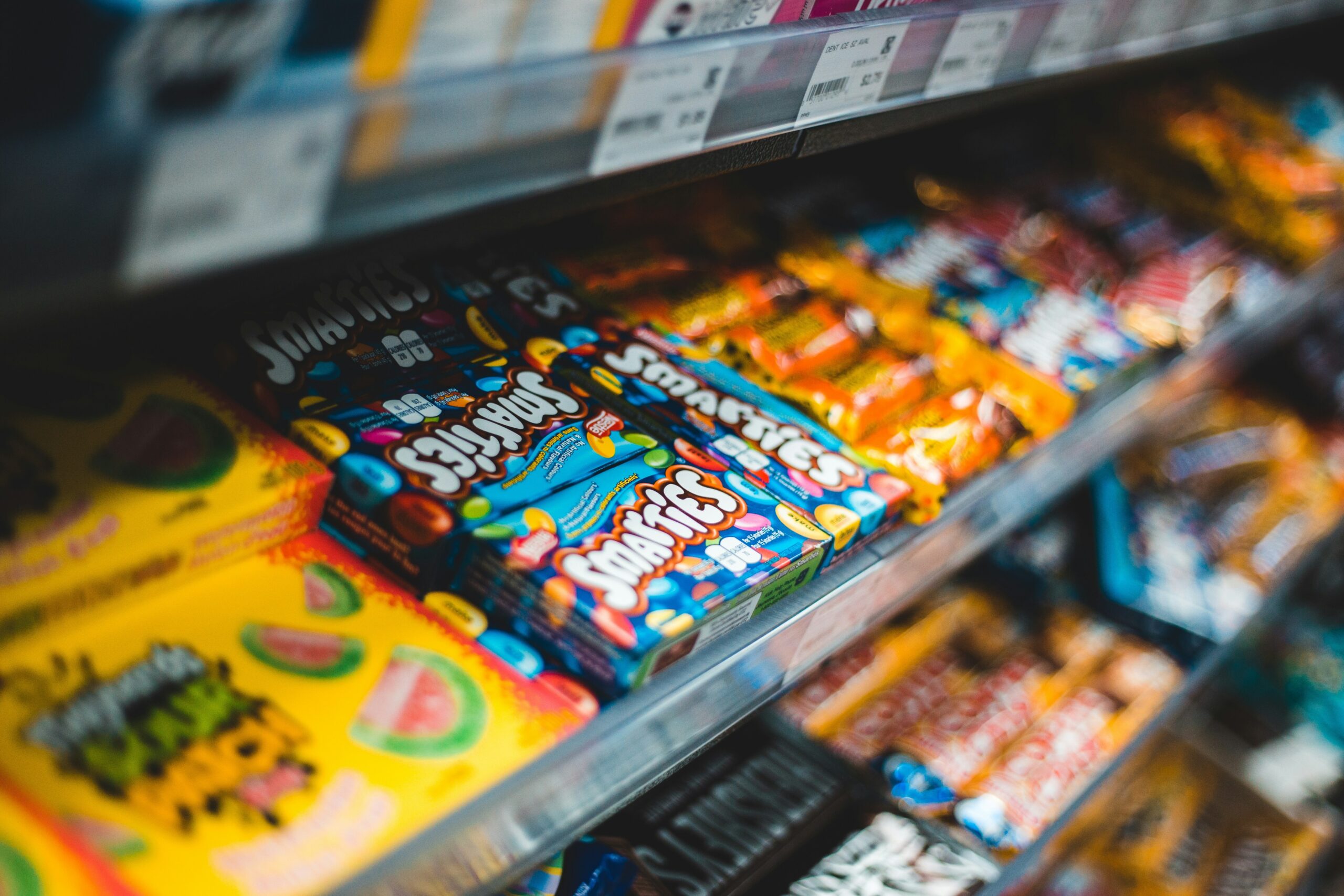 gaming snacks on table